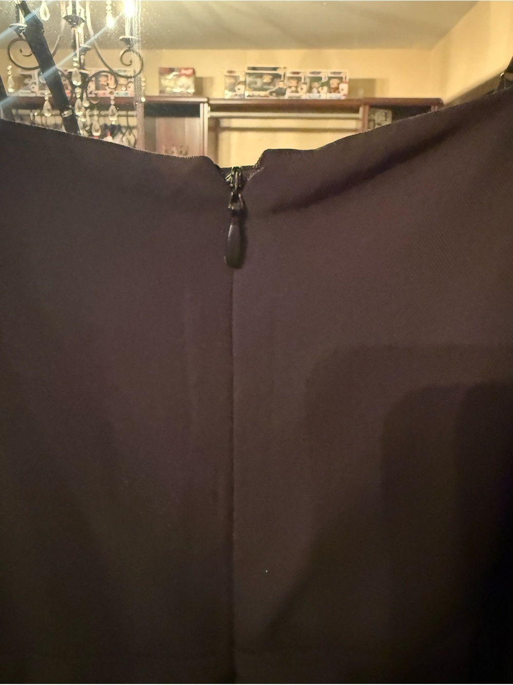 NWT Nine West Black Wide-Leg Spaghetti-Strap Jumpsuit with Tie Waist - Picture 6 of 6